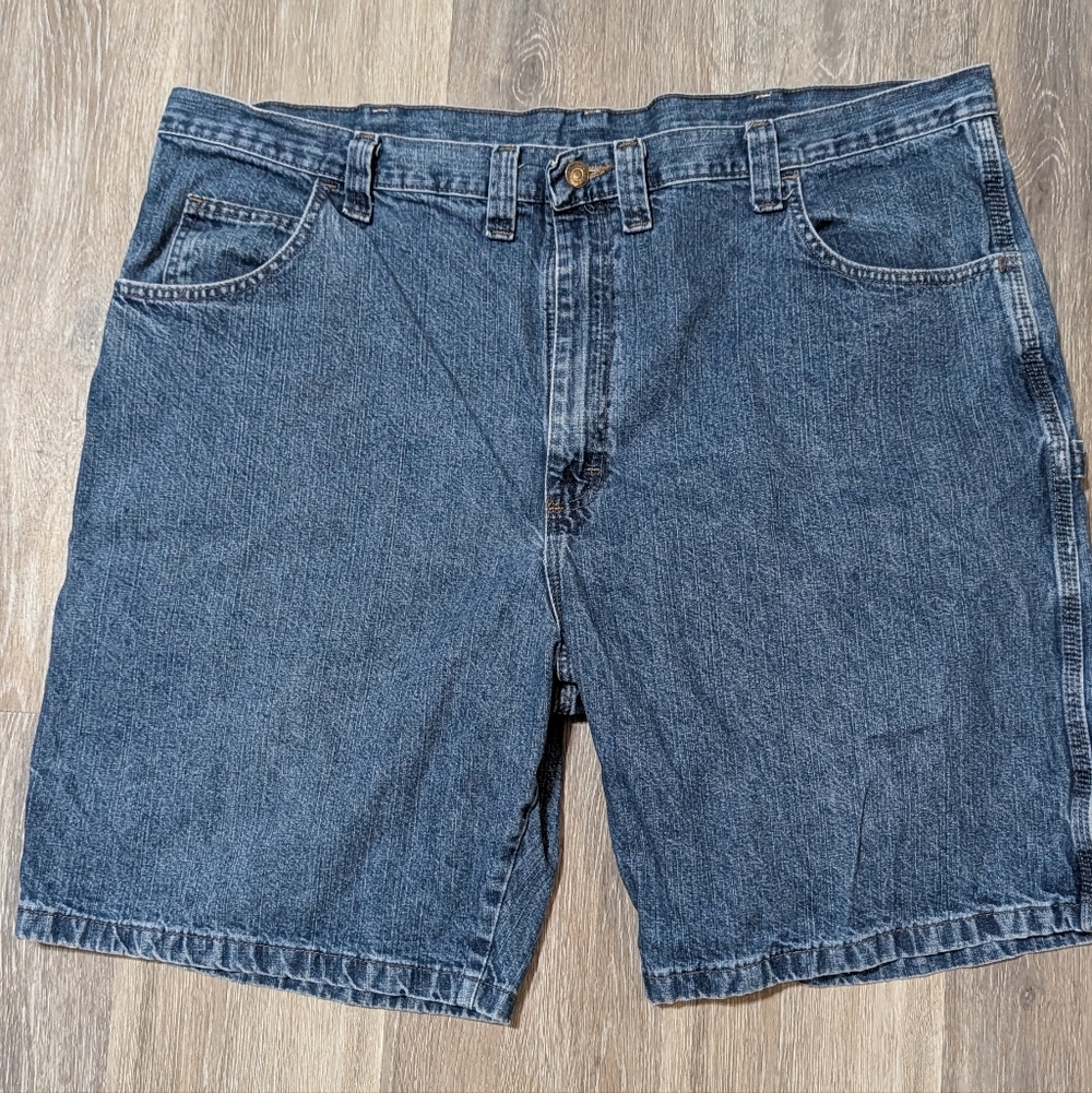 Men's Wrangler Carpenter Denim Shorts Size 44Reg - Classic Blue Jean Shorts